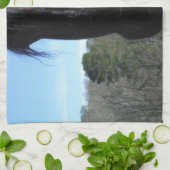 Retuschiertes Schwarzwaldpferd Geschirrtuch (Gefaltet)