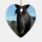 Retuschiertes Schwarzwaldpferd Keramikornament (Rechts)