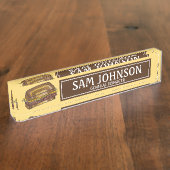 Reuben Sandwich NYC Jewish Deli Corned Beef Namensplakette (Seite)