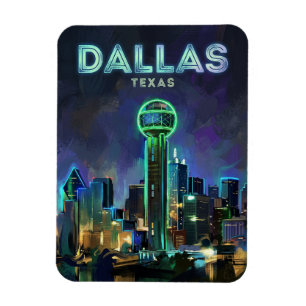 Reunion Tower USA Magnet