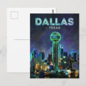 Reunion Tower USA Postkarte (Vorne/Hinten)