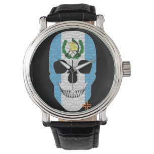 REUNIONES Guatemala reloj hombre correa cuero Armbanduhr