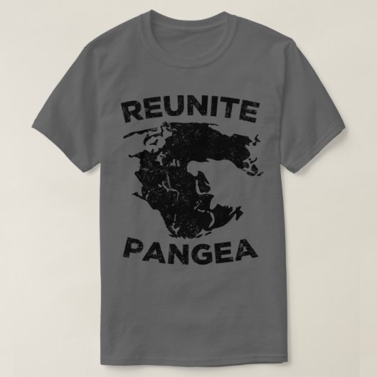 Reunite Pangea Geology Spaß T-Shirt (Design vorne)