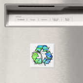Reuse, Reduce, Recycle Earth Day Gifts Magnet (In Situ (Geschirrspüler))