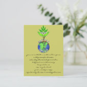 ReUse ReDuce-Recycle Einladung (Stehend Vorderseite)