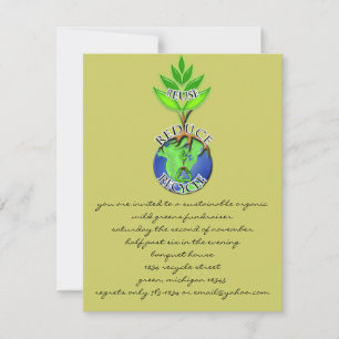 ReUse ReDuce-Recycle Einladung