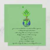 ReUse ReDuce-Recycle Einladung (Vorne/Hinten)