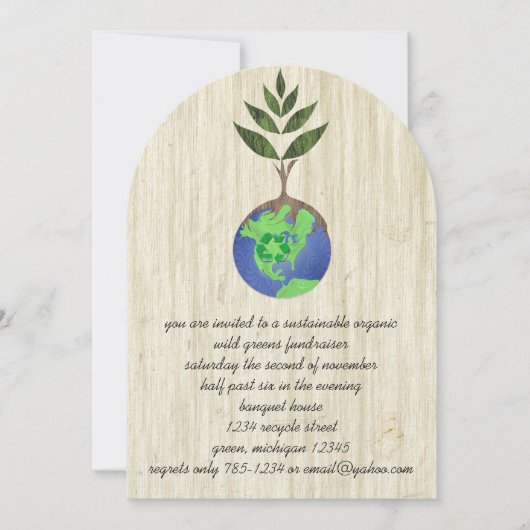 ReUse ReDuce-Recycle Einladung (Vorderseite)