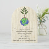 ReUse ReDuce-Recycle Einladung (Stehend Vorderseite)