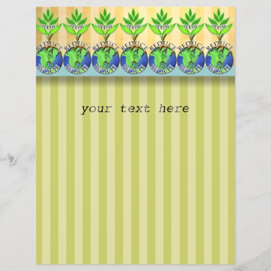 ReUse ReDuce-Recycle Flyer (Hinten)