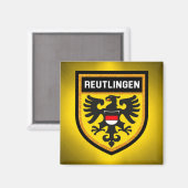 Reutlingen Flag Magnet (Vorderseite/Rückseite)