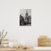 Reutlingen, graviert von J.J. Crew Poster (Küche)