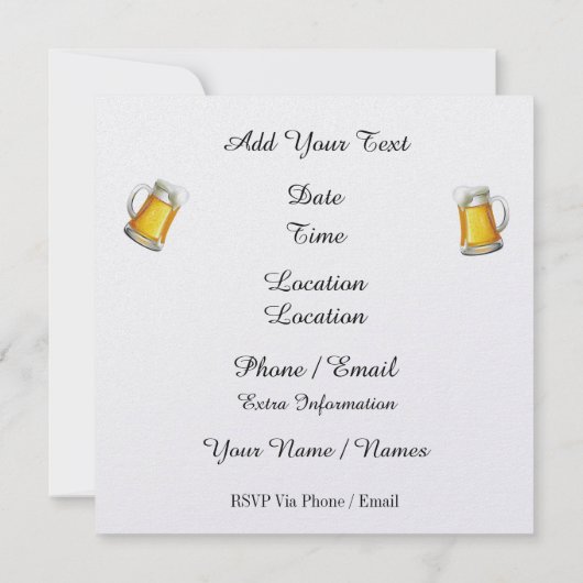 Rev 1 OKTOBERFEST / Einladung Oktoberfest (Rückseite)