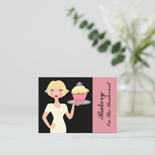 Rev Bäckerei / Caterer / Restaurant Visitenkarte (Stehend Vorderseite)