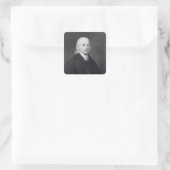 Rev Friedrich Schwartz Quadratischer Aufkleber (Tasche)