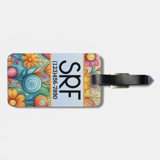 REV für Eltern oder Kinder Gepäckanhänger (Rückseite horizontal)