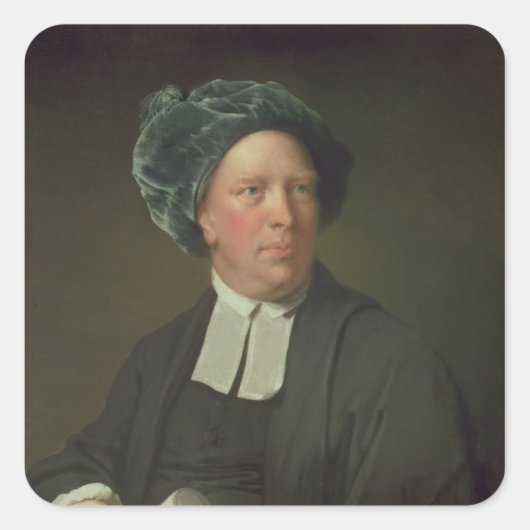 Rev. John Pickering, c. 1777-80 Quadratischer Aufkleber (Vorderseite)