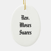 Rev. Moses Suares Keramikornament (Hinten)