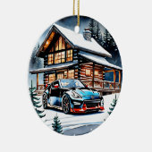 Rev Up for Holidays: JDM Edition Christmas Keramik Ornament (Rechts)