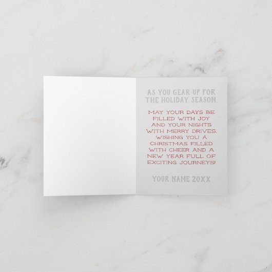 Rev Up Holidays JDM Edition Falten Weihnachten (Innenseite)