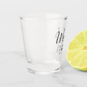 Revallyna Script Simple WE DO GASTGESCHENK HOCHZEI Schnapsglas (Links)