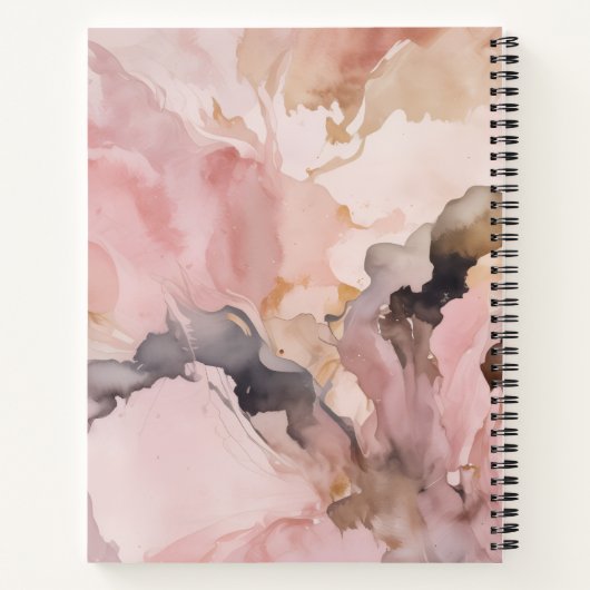 Rêve Rose Notizblock (Rückseite)