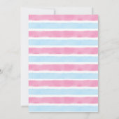 REVEAL DER OSTGENDER EINLADUNG (Rückseite)