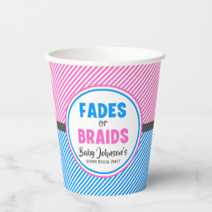 Reveal des Babygeschlechts - Fades oder Gehirne Pappbecher