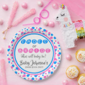 Reveal des Babygeschlechts - Fades oder Gehirne Pappteller (Party)