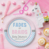 Reveal des Babygeschlechts - Fades oder Gehirne Pappteller (Party)