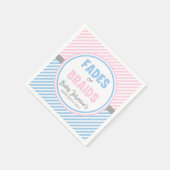 Reveal des Babygeschlechts - Fades oder Gehirne Serviette (Ecke)