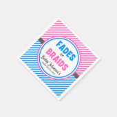 Reveal des Babygeschlechts - Fades oder Gehirne Serviette (Ecke)