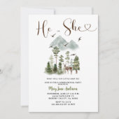 Reveal des weiblichen Geschlechts Einladung (Vorderseite)