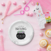 Reveal über das kindermännliche Halloween-Geschlec Pappteller (Party)