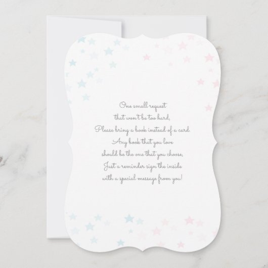 Reveal über männliche oder weibliche Babyfüße Einladung (Rückseite)