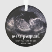 Reveale Schwangerschaft Ultraschalluntersuchung So Ornament (Rückseite)