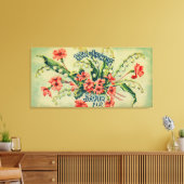 Reveil De Printemps Soap LabelParis, Frankreich Leinwanddruck (Insitu (Wohnzimmer))