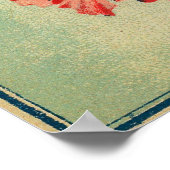 Reveil De Printemps Soap LabelParis, Frankreich Poster (Ecke)