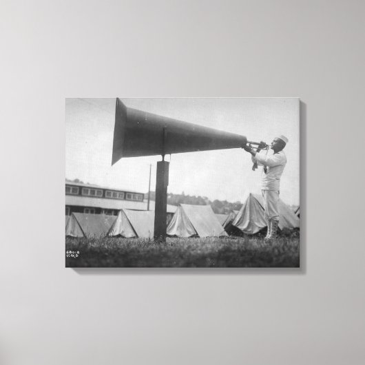 Reveille - Marineausbildung, Seattle (ca. 1917) Leinwanddruck (Vorderseite)