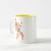 Réveillon 2018 zweifarbige tasse (Vorderseite Links)