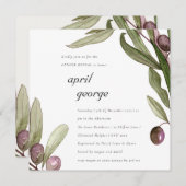 REVEITE FÜR OLIVENWASSERFARBEN DANKESKARTE (Vorne/Hinten)