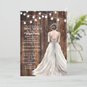 Revelation 21:2 Bridal Shower Invitation Einladung (Stehend Vorderseite)