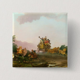 Revellers auf einem Trainer, c.1785-90 (Öl auf Button