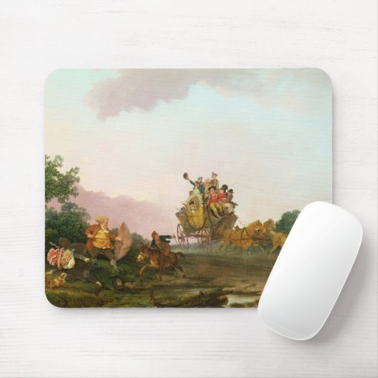 Revellers auf einem Trainer, c.1785-90 (Öl auf Mousepad (Mit Mouse)