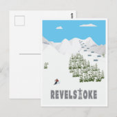 Revelstok, B.C. Kanada, Postkarte (Vorne/Hinten)