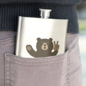 Revelstok British Columbia Peace Bear Flachmann (Beispiel)