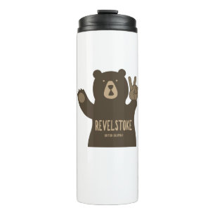 Revelstok British Columbia Peace Bear Thermosbecher