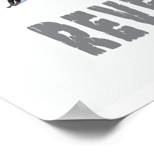 Revelstoke, B.C. Kanada, Ski Poster (Ecke)