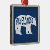 Revelstoke Bear Ornament Aus Metall (Rechts)