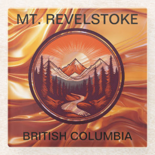 Revelstoke British Columbia Glasuntersetzer